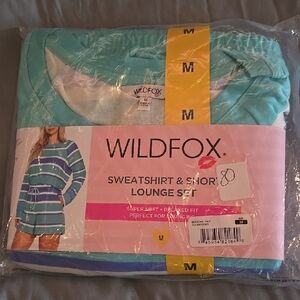 Wildfox Aqua and Pink Lounge Set